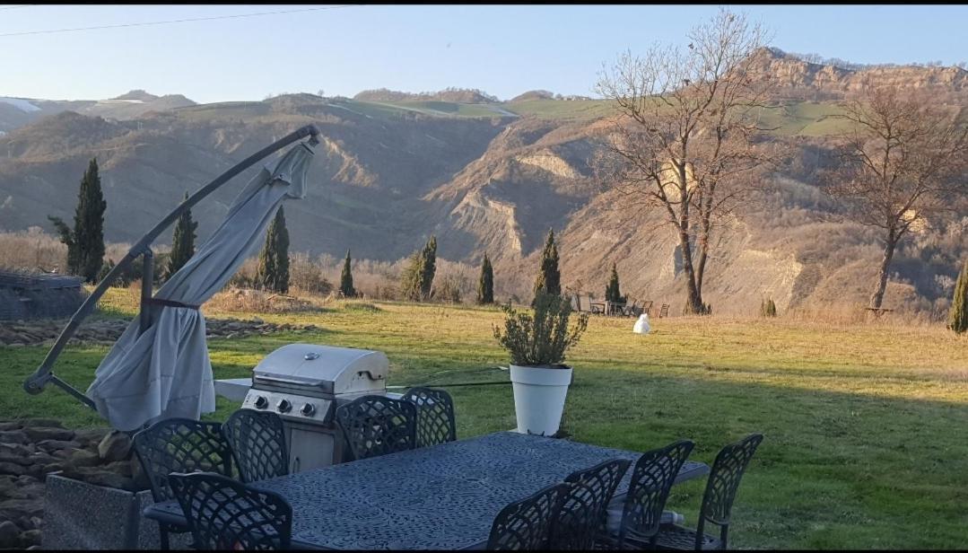 Cristallo Private Double Room & Ensuite Open Space Bathroom With Views Fontanelice Buitenkant foto
